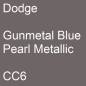 Preview: Dodge, Gunmetal Blue Pearl Metallic, CC6.